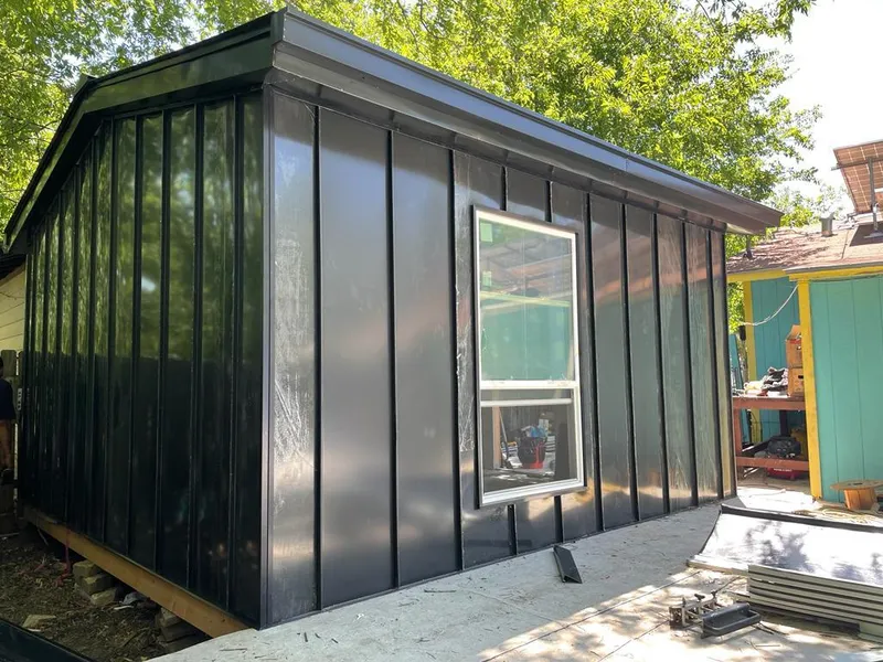 Black standing seam metal wall panels for Roof Inspection in Moreno Valley